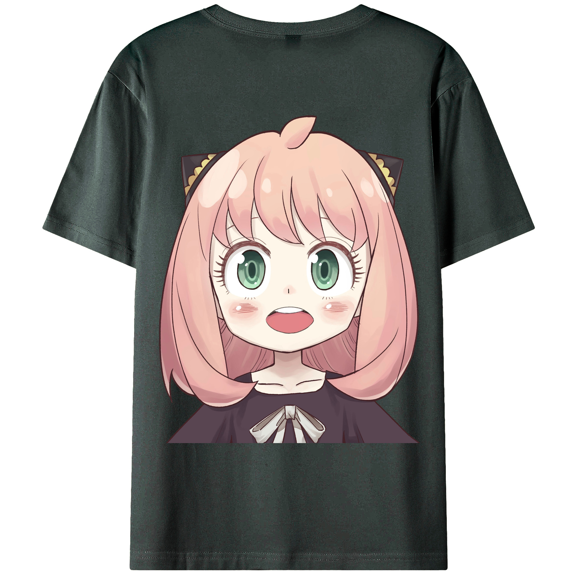 （画像用） SPY×FAMILY间谍家家酒 綿100％ メンズ半袖Tシャツ（バックプリント） 通気性